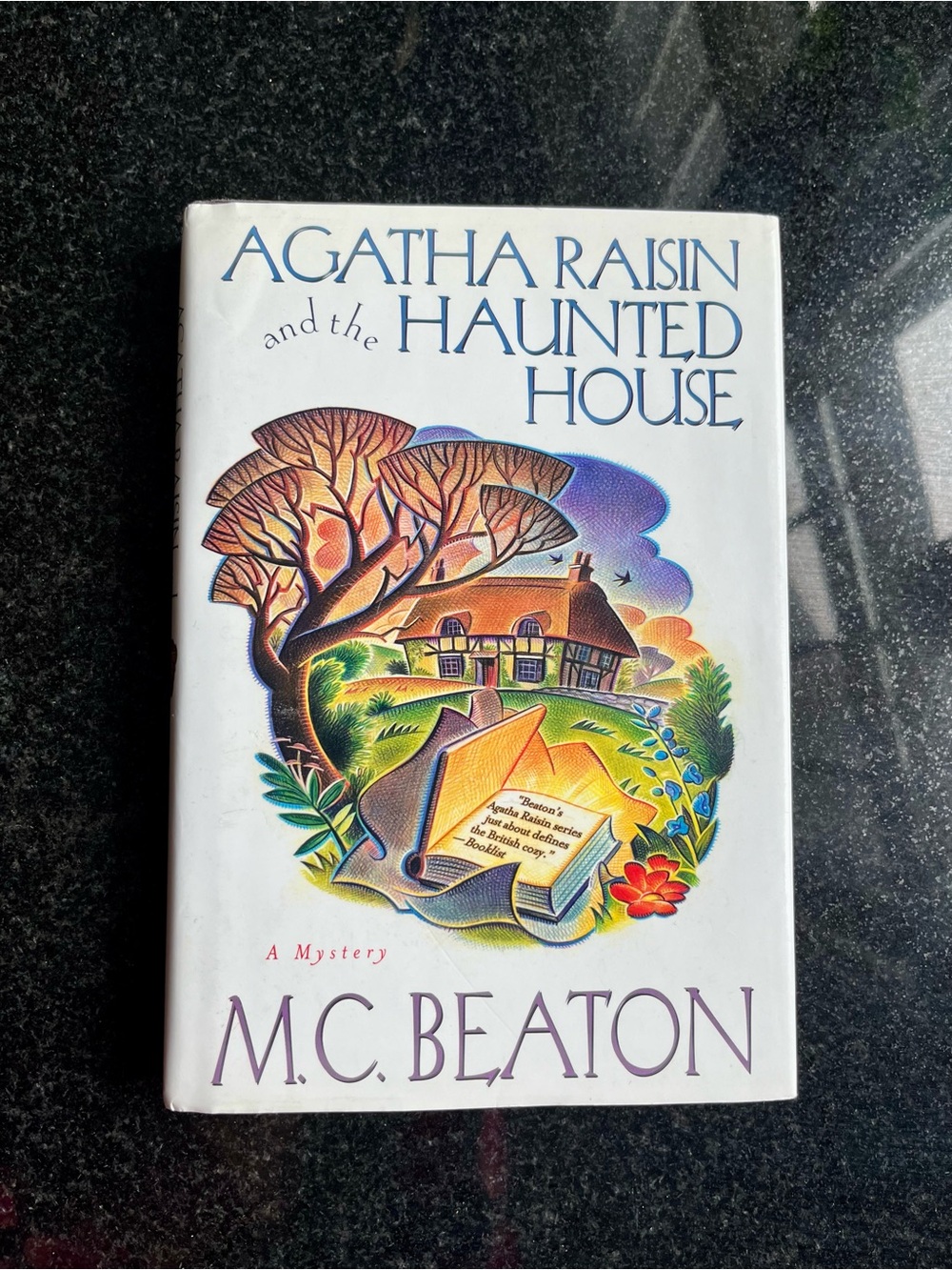Agatha Raisin and the Haunted House Hardcover Book by MC Beaton